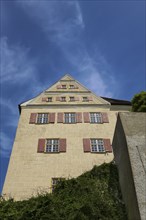 Brenz Castle, Renaissance castle from the 17th century, landmark of the municipality of Sontheim an