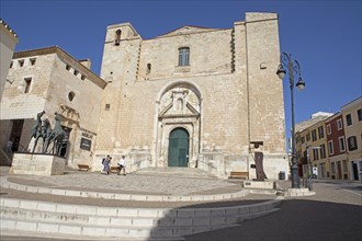 Església del Carme, church in the old town of Mahon, Port de Mao, Menorca, Balearic Islands,