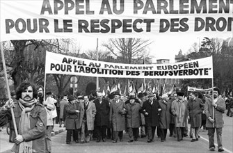 Victims of the Radical Decree, French Resistance and German Nazi victims demonstrated together