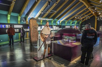 Exhibition at the Viking Museum Haithabu, Schleswig, Schleswig-Holstein, Germany, Europe