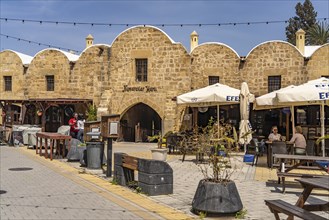 Kumarcilar Hani Caravanserai in North Nicosia or Lefkosa, Turkish Republic of Northern Cyprus