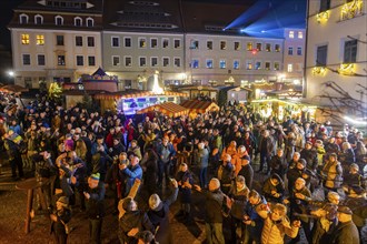 New Year's Eve party at the Canaletto Market in Pirna