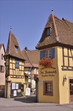 "Freudenreich" winery in Eguisheim, named favorite village of the French in 2013, Le Village