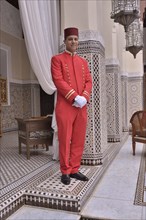 Staff at the Royal Mansour Hotel, Marrakesh, Marrakesh-Tensift-El Haouz region, Morocco, Africa