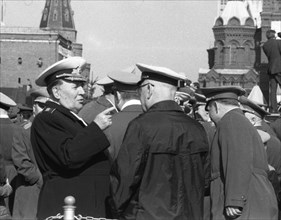 RUS, Soviet Union, Moscow: Impressions from the USSR 1972. 1. May-Demonstzration