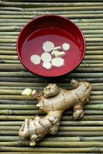 Ginger tea and Ginger (Zingiber officinale)