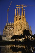 Sagrada Familia, Holy Family Church of the Atonement, by architect Antoni Gaudí, UNESCO World