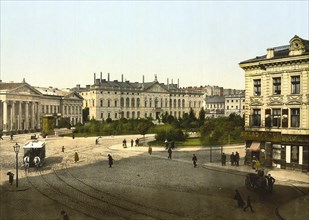 Krasinski Palace, also called Palace of the Republic, is a baroque palace in Warsaw, Poland, c.