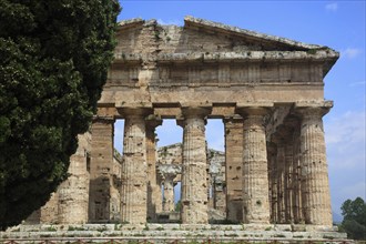 Temple of Poseidon, 2nd Temple of Hera, in Paestum, Campania, Italy, Europe