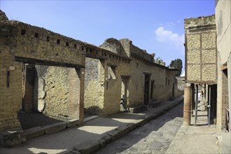 Ruined city of Herculaneum, Campania, Italy, Europe