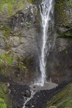 Hangandifoss Waterfall in Múlagljúfur Canyon, Sudurland, Iceland, Europe