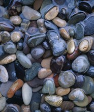 Pebbles in water