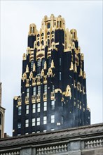 Radiator building, steam, steaming, Manhattan, New York City, USA, North America