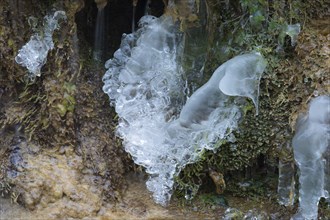 Heart of ice, Canton Aargau, Switzerland, Europe