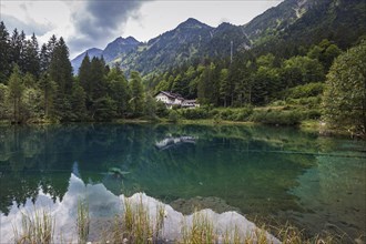 Christlessee in Gottenried, Trettachtal, near Oberstdorf, Oberallgäu, Allgäu, Bavaria, Germany,