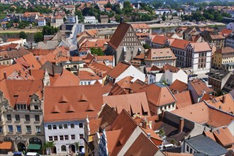 Meissen roofs in the old town