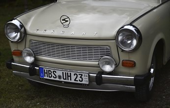 DDR Oldtimer Trabant 601 at a classic car meeting in Benneckenstein in the Harz Mountains, Germany,