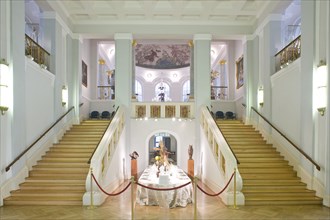 Exhibition hall of the Meissen porcelain manufactory