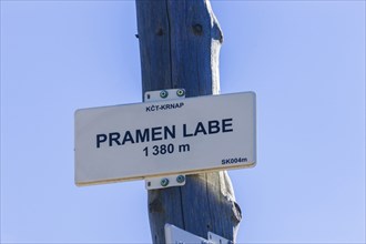 Pramen Labe, Elbe Spring