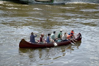 Canoe tour on the Elbe in Dresden