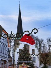 St. Nicholas Market at the Town Hall Square, Rathausplatz, Christmas Market in Brakel, Höxter,