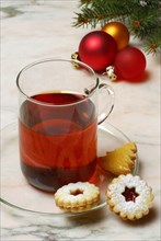 Rooibos tea, rooibos tea, tea cup, cup, cookies, biscuits, cookies, Christmas cookies