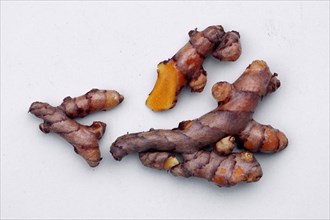 Turmeric (Curcuma longa) turmeric, turmeric root