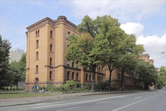 Neo-Romanesque Gutleut Barracks, Gutleutviertel, Main, Frankfurt, Hesse, Germany, Europe