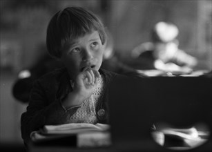 The City of Hanover and the State of Lower Saxony in the 1950s and 1960s. Schoolchild, Germany,