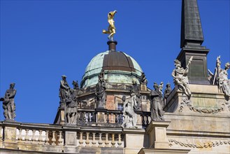 Park Sanssouci is part of the Potsdam palace park ensemble. Colonnade with Triumphal Gate