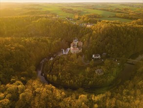 Kriebstein Castle is a castle founded in the 14th century in the municipality of Kriebstein of the