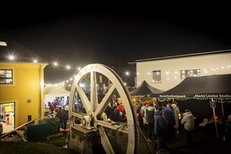 13th mountain procession with mountain devotion to the Festival of Lights in Bergießhübel