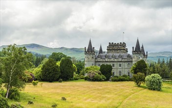 Inveraray Castle, Clan Campbell, Loch Fyne, Argyll, Scotland, UK