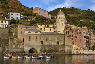 Church of Santa Margherita di Antiochia, Vernazza, Cinque Terre, Province of La Spezia, Liguria,