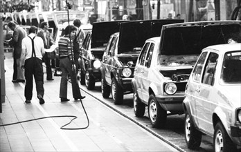 Production of the Golf at the VW plant on 10. 05. 1979 in Wolfsburg, Germany, Europe