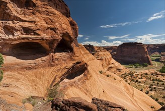 Rock formation in Chelly Canyon National Park, Arizona, USA, North America