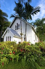 Rebuilt wooden church for seafarers, architecture, St Mary's by the sea, Port Douglas, Queensland,