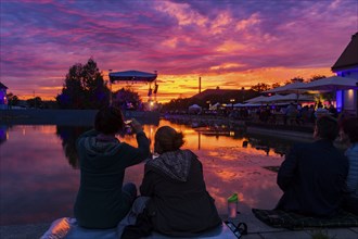 The Seebühne Dresden a new place for art, culture and enjoyment. On the Seebühne in the