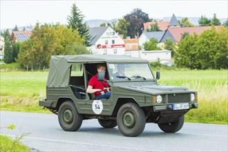 A drive for vintage vehicles. Skilful handling of the vehicle, finding the route by means of the