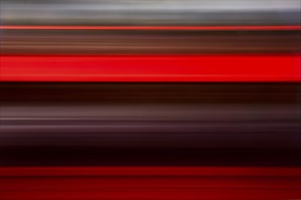 Abstract colour stripes, long exposure from a moving train, Hamm, North Rhine-Westphalia, Germany,