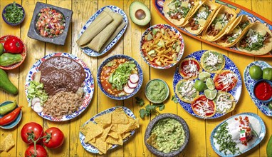 Food Photography, Mexican festive food for independence day, independencia chiles en nogada, tacos