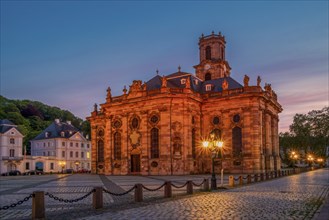 View of the Ludwigskirche in Saarbrücken, Germany, Europe