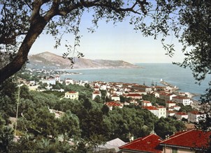 Berigo, San Remo, Riviera, Italy, c. 1895, Historic, digitally restored reproduction from a 19th