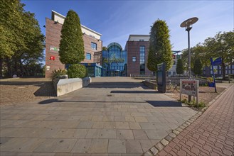 Entrance to the Shopping arcades shopping centre and job centre in Bocholt, Münsterland, Borken