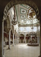 Private Salon, Kasr-el-Said, Tunisia, c. 1895, Historic, digitally restored reproduction from a