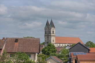 Basilica of St Mauritius, Niederaltaich Abbey Church, Niederaltaich, Lower Bavaria, Bavaria,