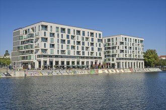 New buildings, residential building at Humboldthafen, Hilda-Geiringer-Weg, Mitte, Berlin, Germany,