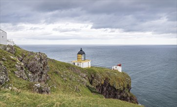 St Abbs Lighthouse, Scottish Borders, Scotland, United Kingdom, Europe