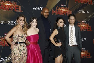 Chloe Bennet, Elizabeth Henstridge, Henry Simmons, Ming-Na Wen and Jeff Ward at the World premiere