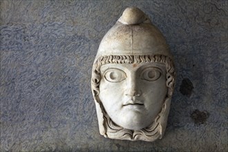 Antiquity mask at the Vatican Museum, Vatican, Rome, Italy, Europe